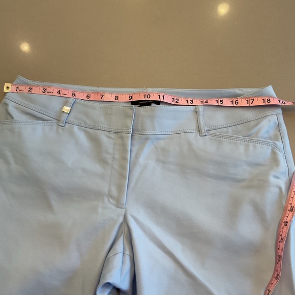 White House Black Market Light Blue Straight Leg Jeans size 12 - Picture 7 of 9